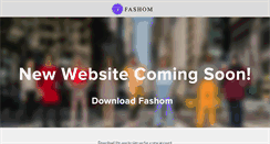 Desktop Screenshot of fashom.com